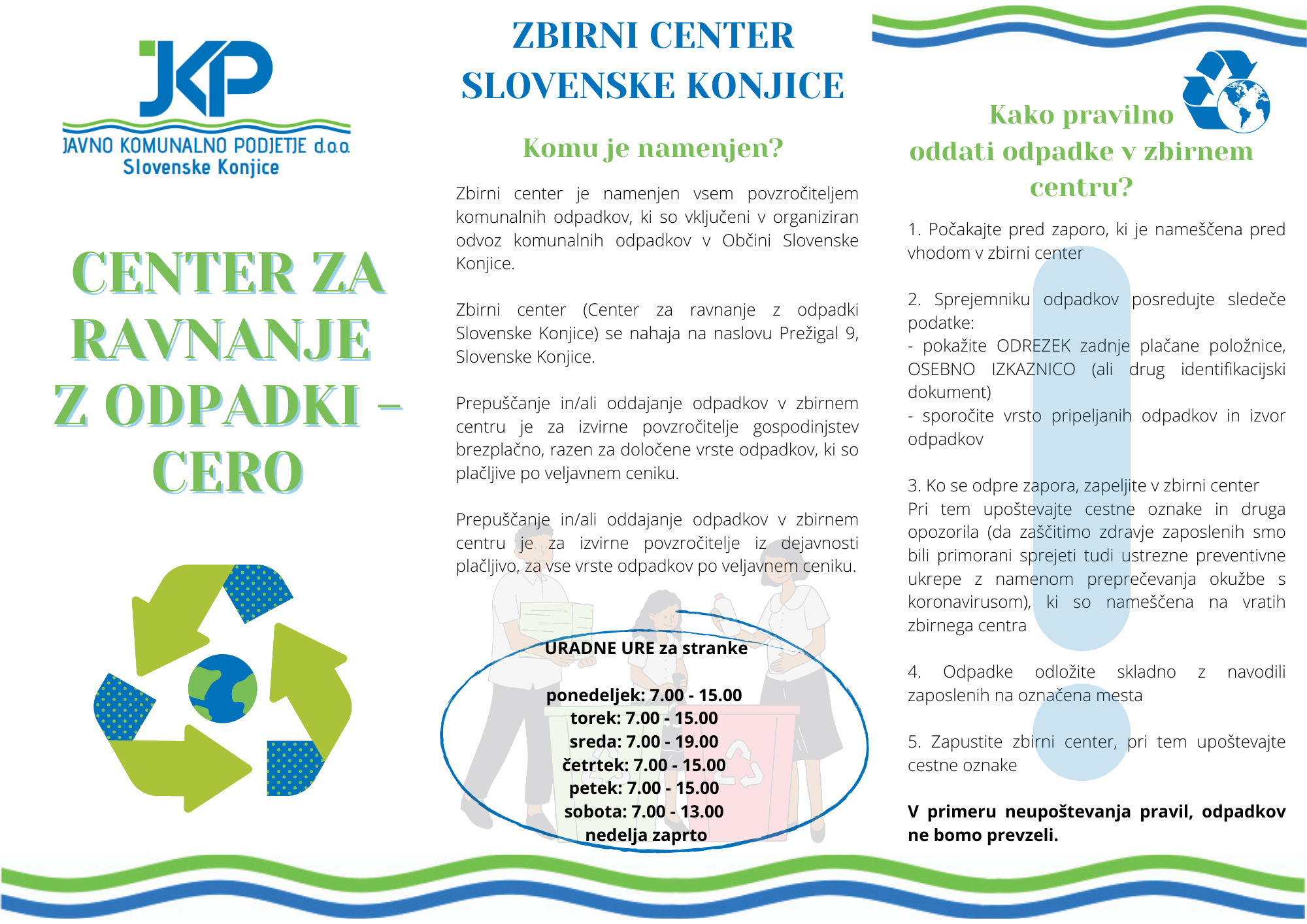 Oddaja odpadkov - Zbirni center Slovenske Konjice
